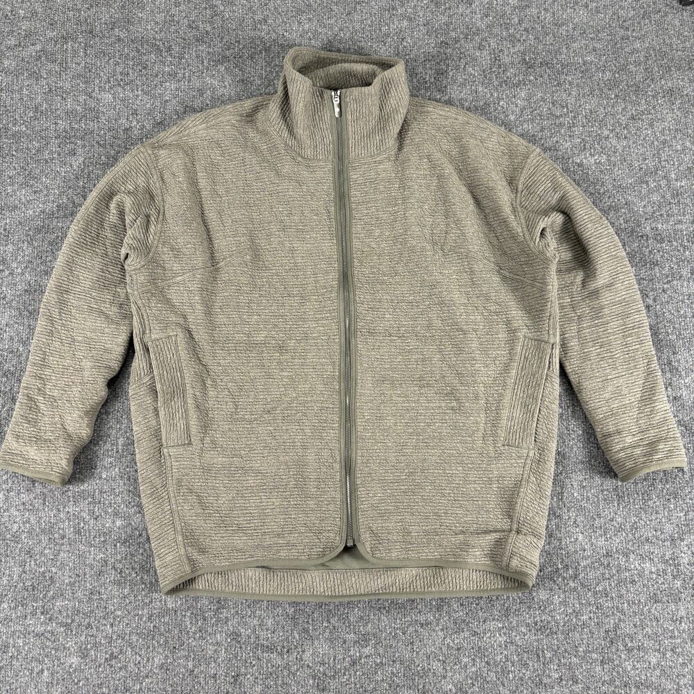 Lululemon Peaceful Moments Sweatshirt Full Zip Green Size 4